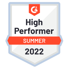 G2 high performer in summer 2022