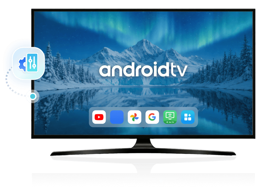 Tableau de bord de gestion centralisé d'Android TV pour le contrôle de flottes d'entreprises.