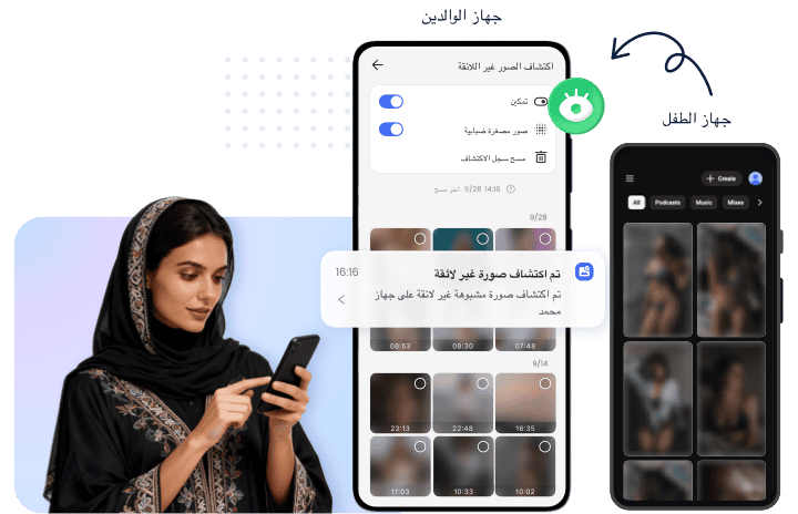 الكشف عن الصور غير الملائمة