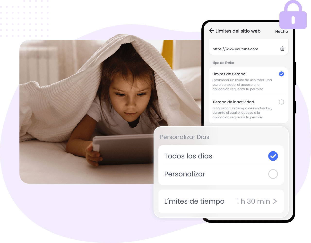 Limitaciones de tiempo del sitio web