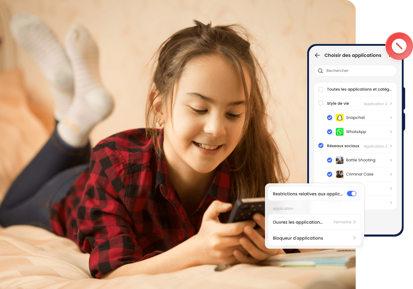 Bloqueur et gestionnaire d'applis
