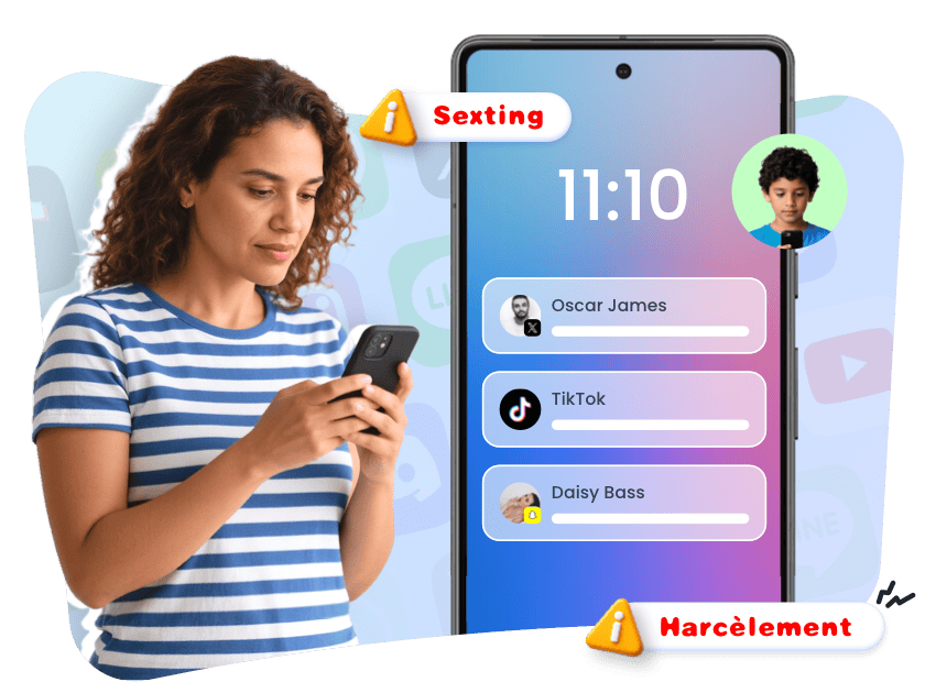 Surveillance du contenu social