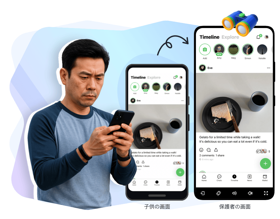 Androidの画面ミラーリング