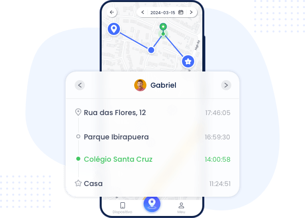 Verifique cada curva e pare ao longo das rotas