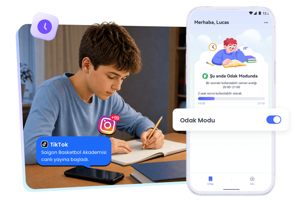 Telefonu ödev yaparken çocuğunuzun dikkatini dağıtıyor mu?