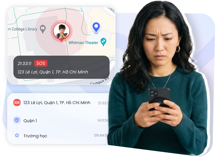 Nhận vị trí thời gian thực