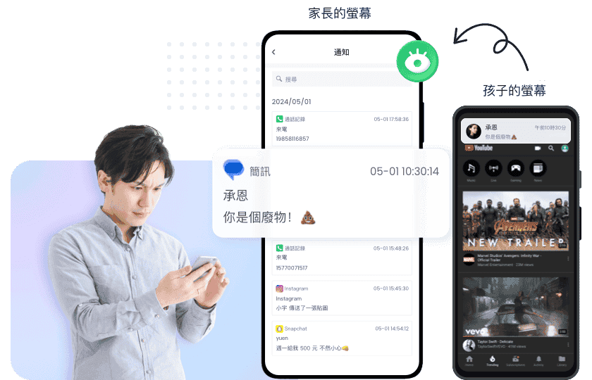 即時查看孩子收到的所有通知