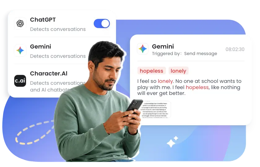 AirDroid AI chat monitoring
